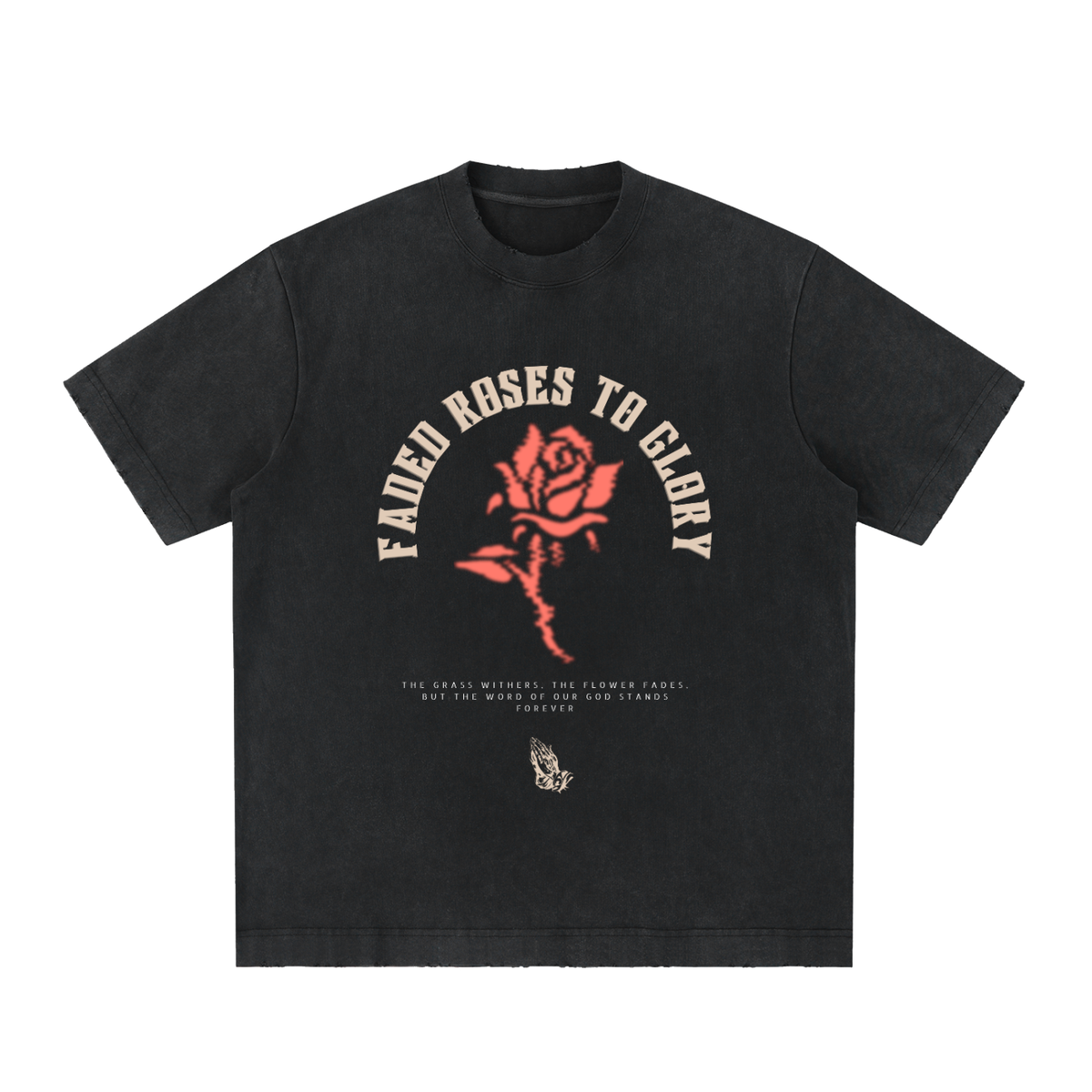 Faded Roses To Glory Vintage T-Shirt